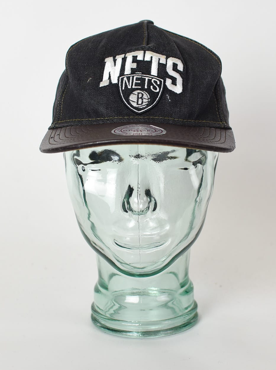 Black Mitchell & Ness Brooklyn Nets Cap