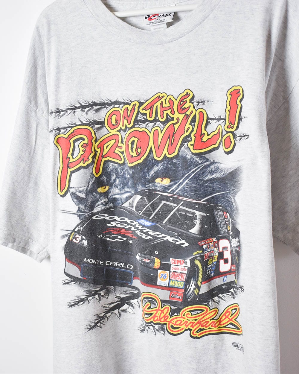 Stone Chase Authentics Nascar On The Prowl Dale Earnhardt T-Shirt - XX-Large