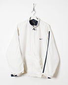 White Nike Windbreaker Jacket - Large