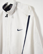 White Nike Windbreaker Jacket - Large