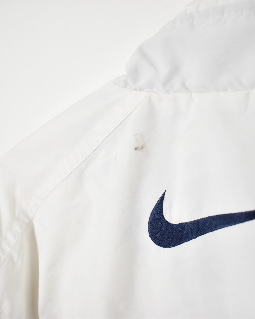 White Nike Windbreaker Jacket - Large