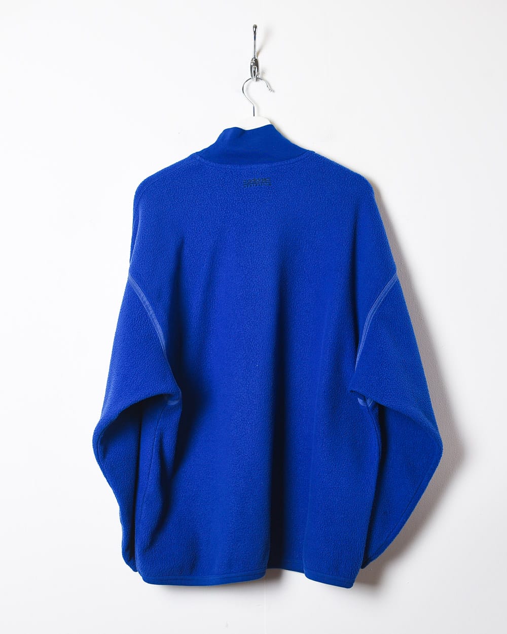 Blue Adidas 1/4 Zip Pullover Fleece - Large
