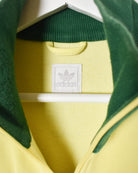 Yellow Adidas Marrakesh Tracksuit Top - Medium