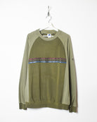 Khaki Adidas Sweatshirt - Large