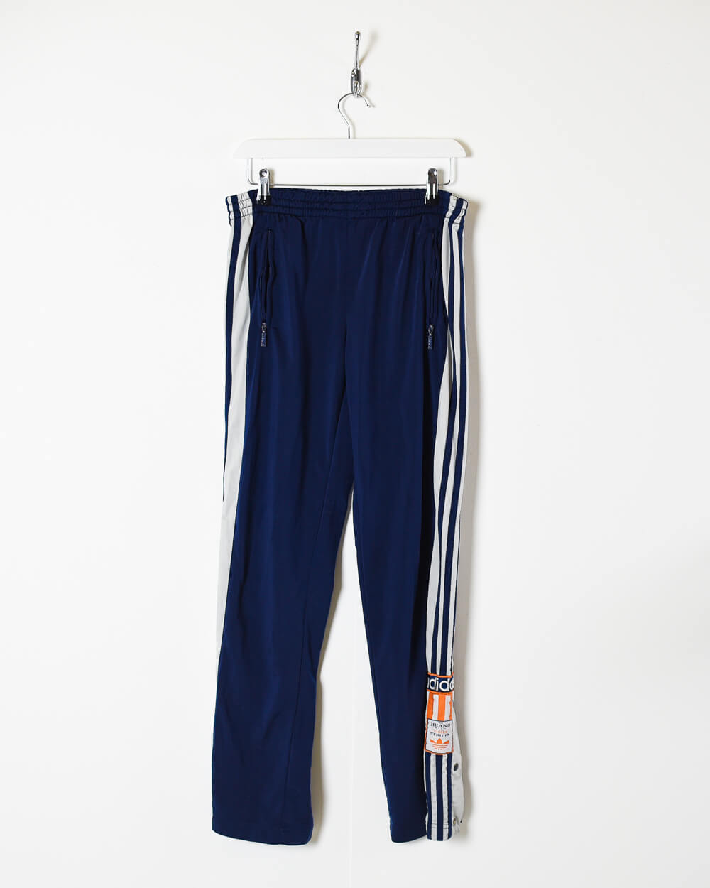 Navy Adidas The Brand With The Three Stripes Tracksuit Bottom - W30