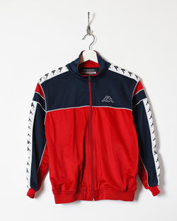 Vintage 90s Polyester Red Kappa Tracksuit - X-Small– Domno Vintage