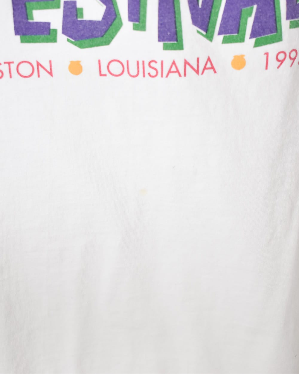 White Louisiana Peach Festival 1995 T-Shirt - XX-Large