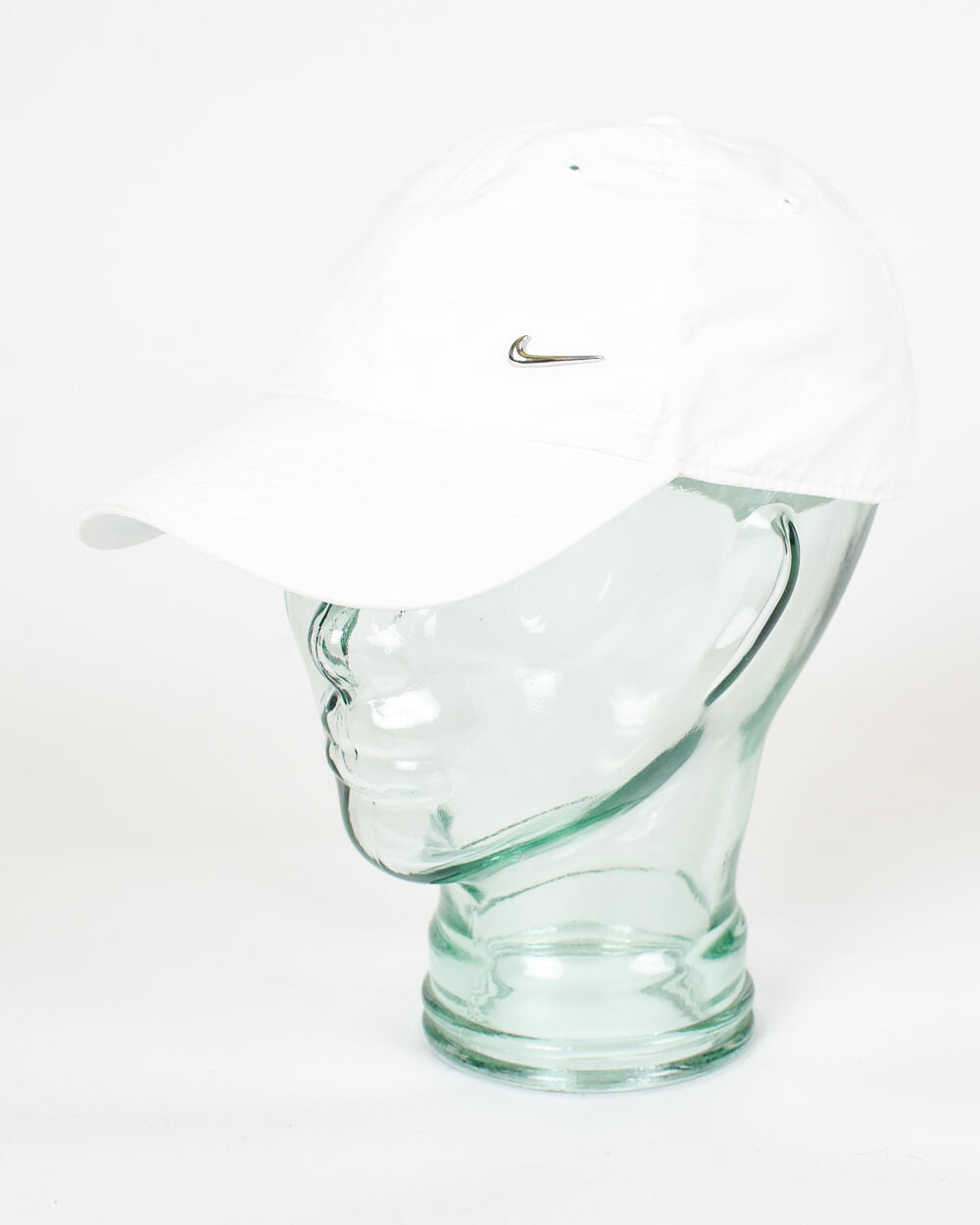 White Nike Metal Cap   