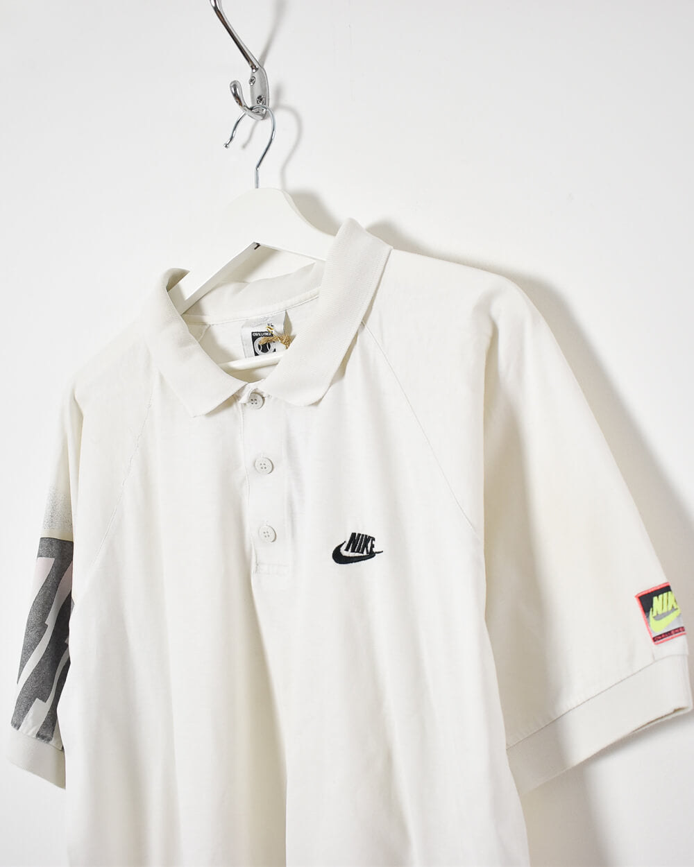White Nike Court Challenge Polo Shirt - Large