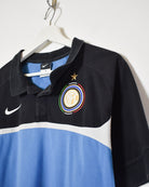 Blue Nike Inter Milan Polo Shirt - Large
