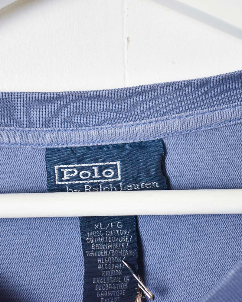 Blue Polo Ralph Lauren T-Shirt - X-Large
