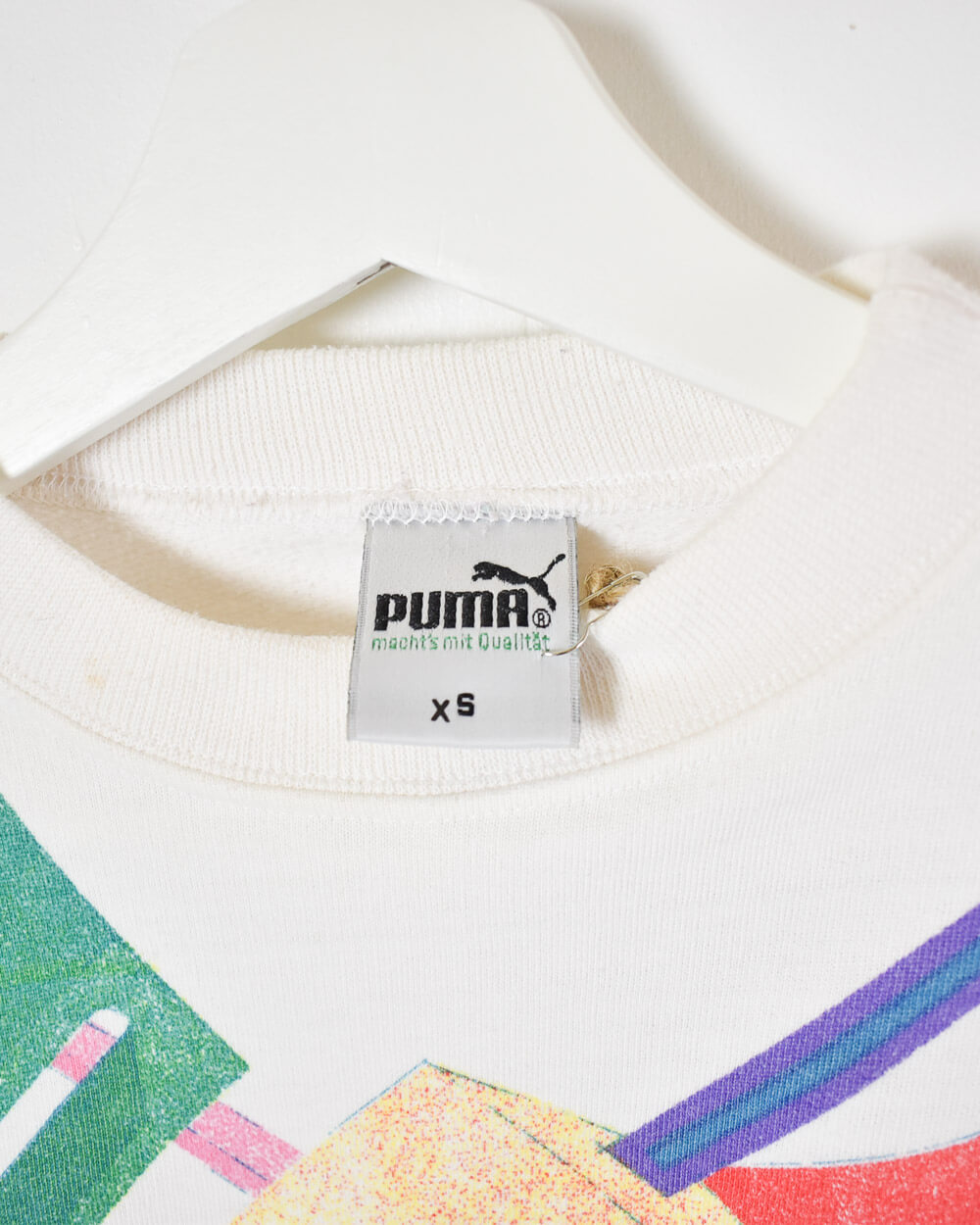 White Puma Sweatshirt - X-Small