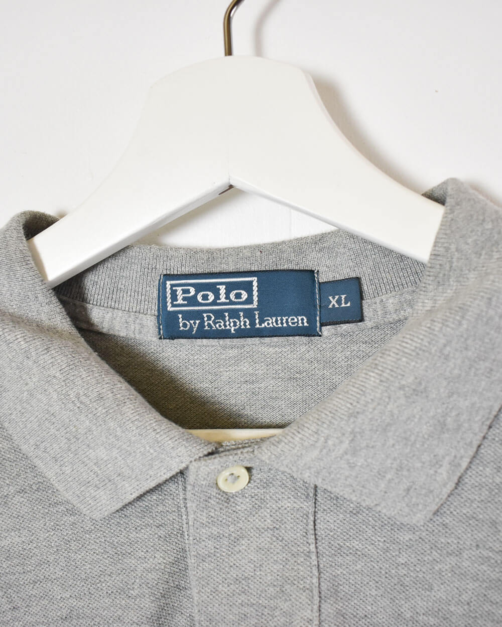 Stone Ralph Lauren Long Sleeved Polo Shirt - X-Large