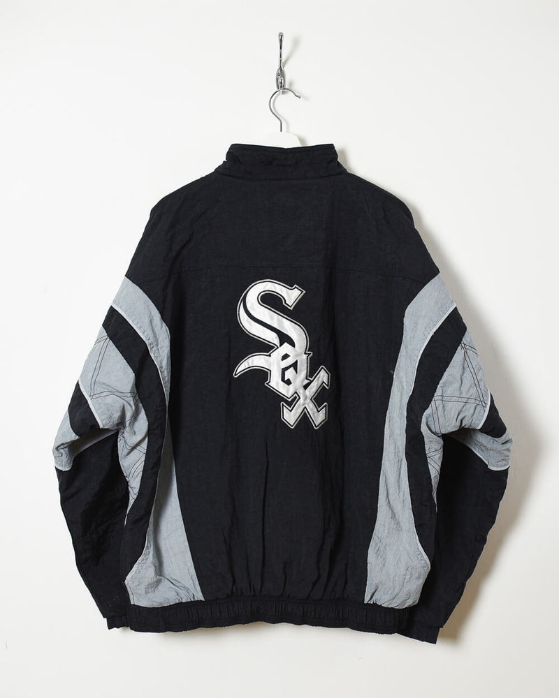Chicago White Sox Black Vintage Starter Jacket