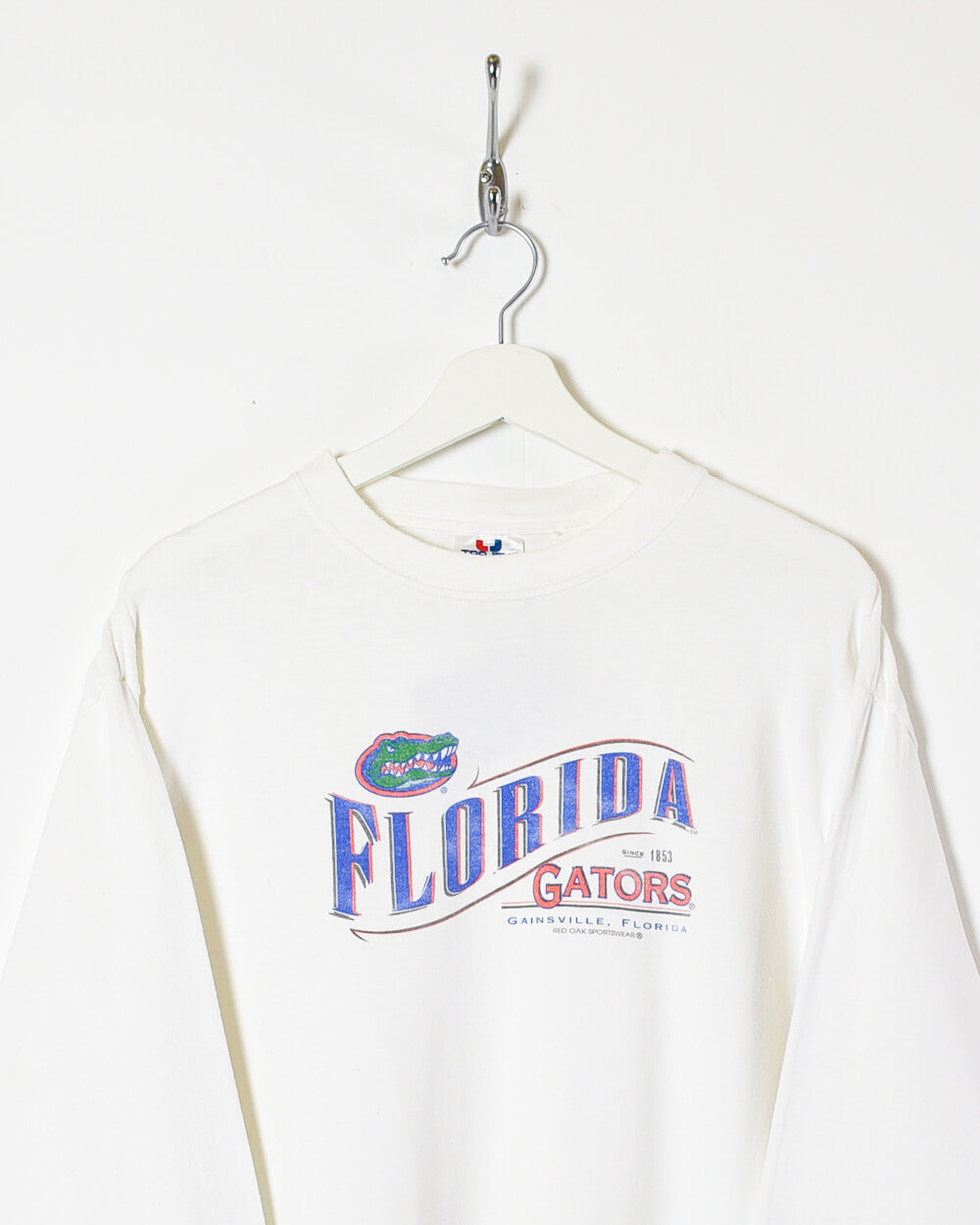 White Teejays Florida Gators Long Sleeved T-Shirt - Large