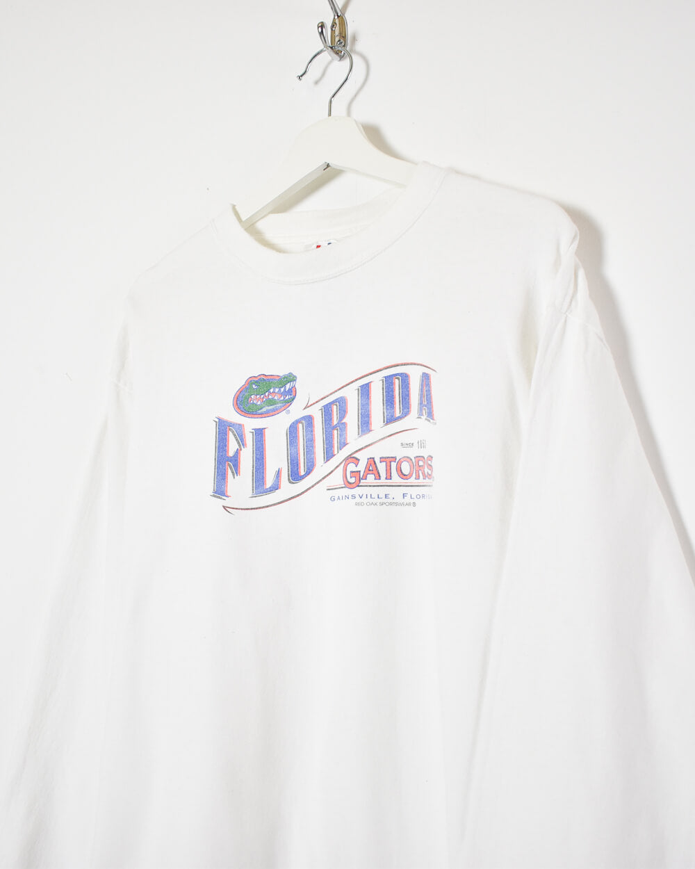 White Teejays Florida Gators Long Sleeved T-Shirt - Large