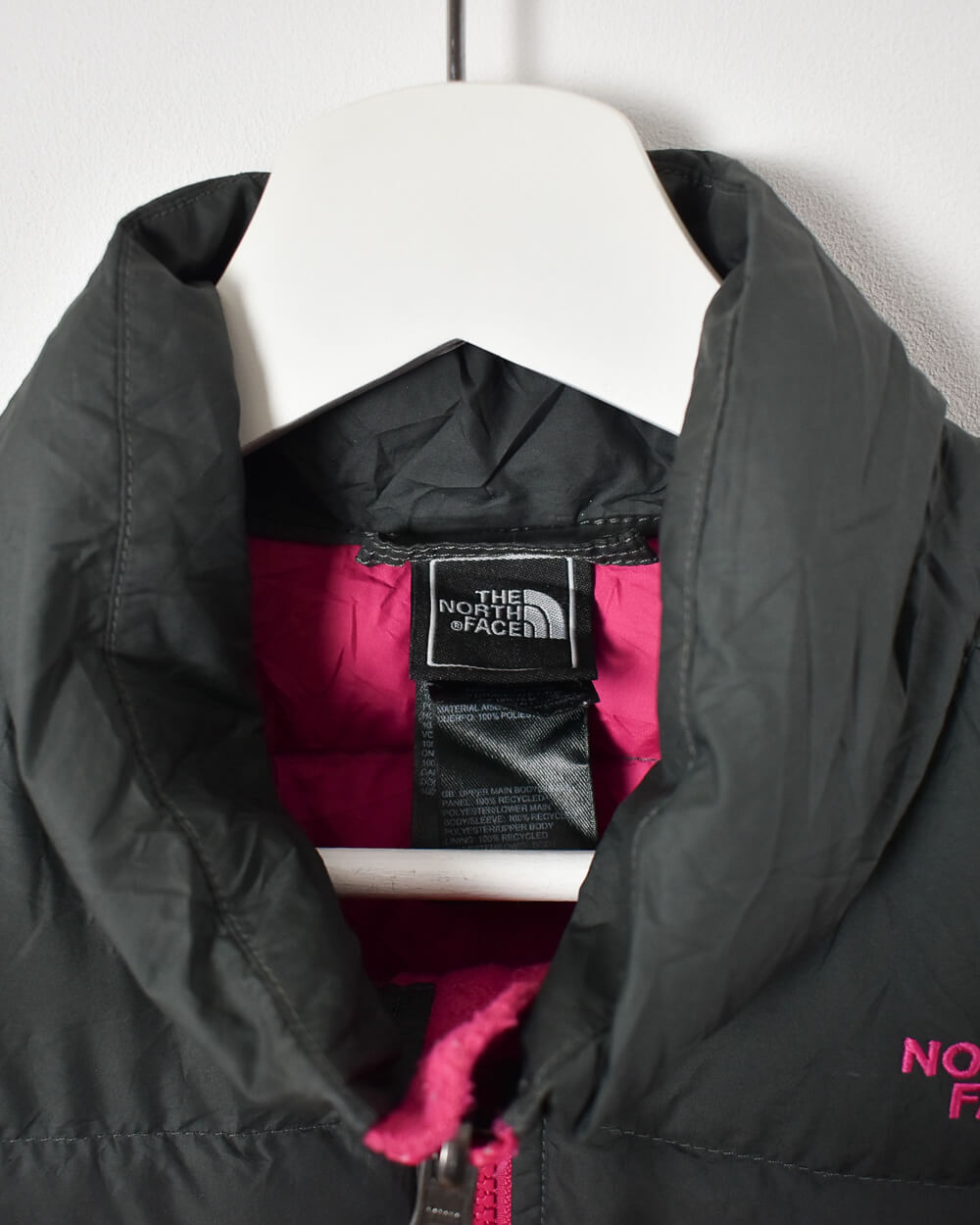 Black The North Face Women's Colour Block Zip-Through Fleece - Medium