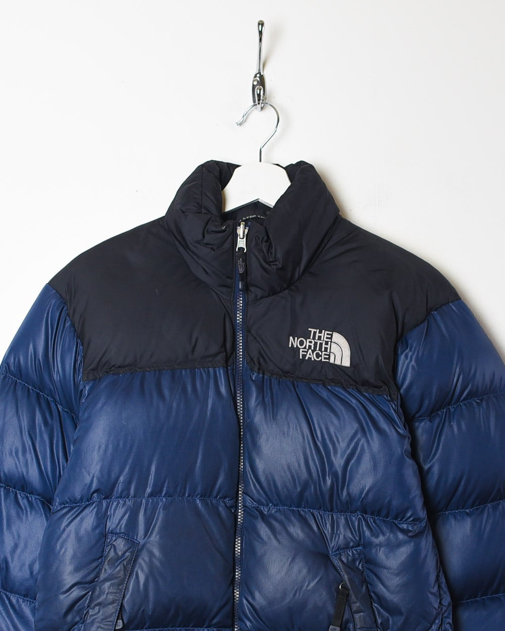 Navy The North Face Nuptse 700 Down Puffer Jacket - X-Small