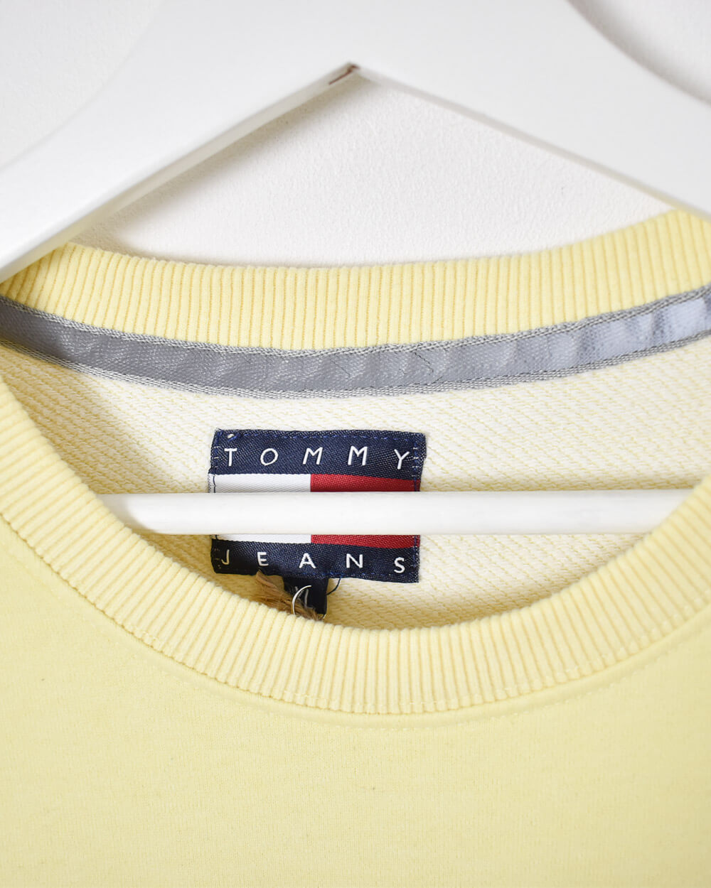 Yellow Tommy Jeans Women's Sweatshirt - X-Large