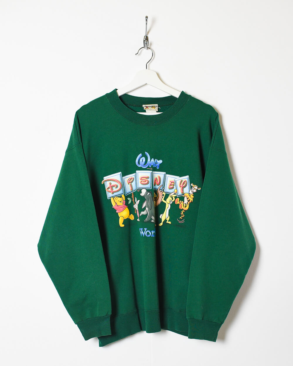 Green Walt Disney World Sweatshirt - Large