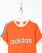 Orange Adidas T-Shirt - Large
