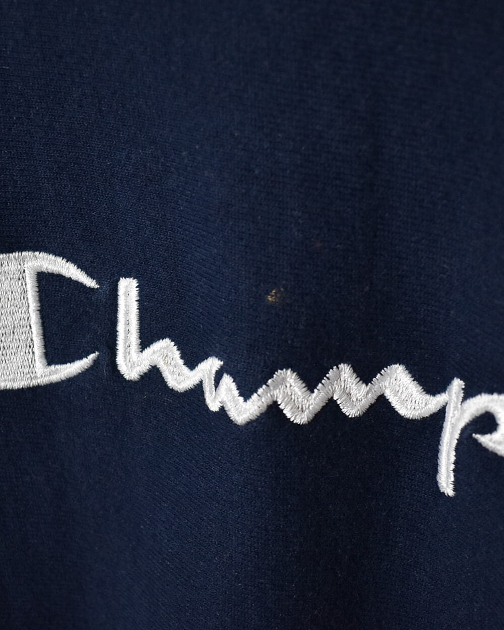 Navy Champion Reverse Weave Sweatshirt - Large