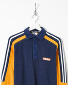 Navy Adidas Rugby Shirt - Small