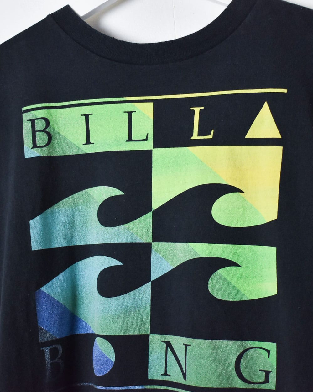 Black Billabong Graphic T-Shirt - Small