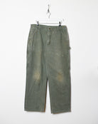 Green Carhartt Carpenter Jeans - W34 L30