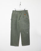 Green Carhartt Carpenter Jeans - W34 L30