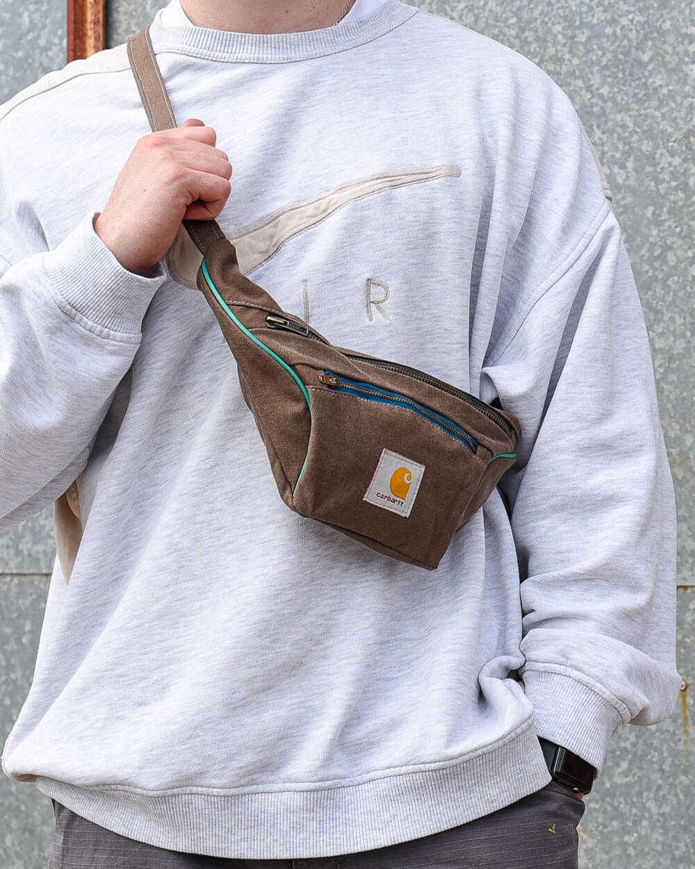 Brown Carhartt Reworked Bum Bag  