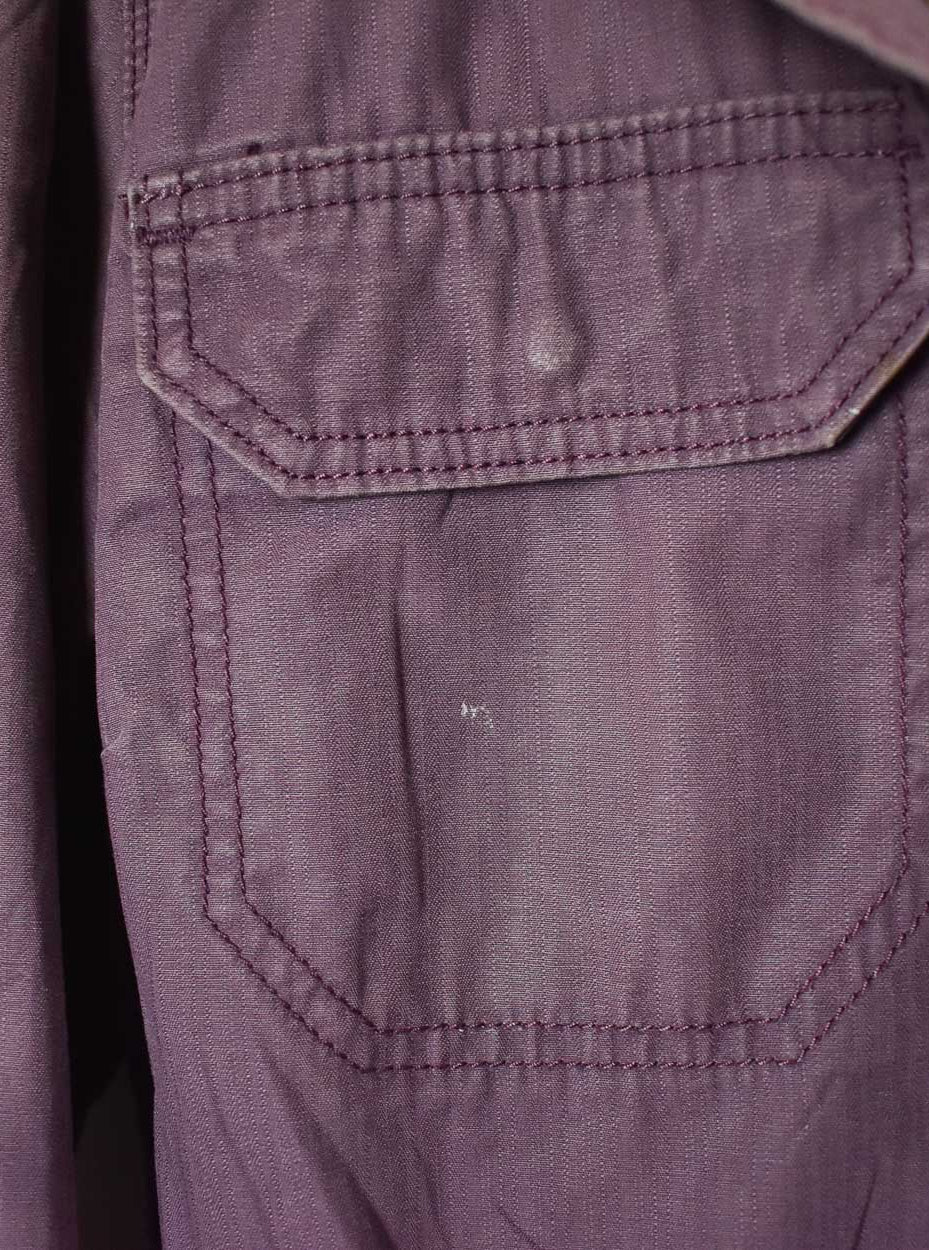 Purple Carhartt Workwear Hooded Jacket - Medium Women's