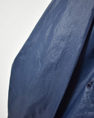 Navy Chemise Lacoste Izod 1/2 Zip Hooded Lightweight Jacket - Large