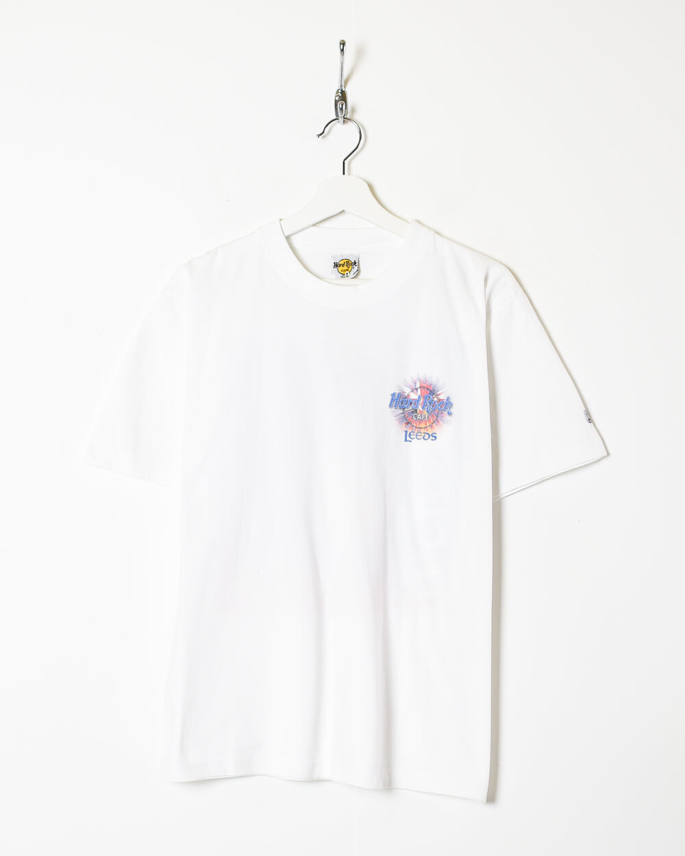 White Hard Rock Cafe Leeds T-Shirt - Medium
