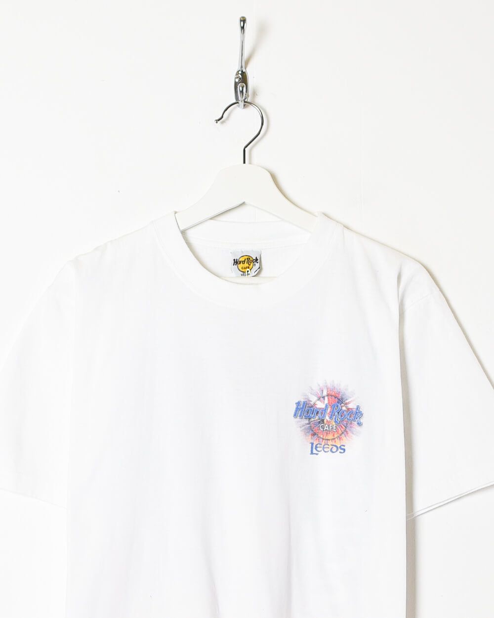 White Hard Rock Cafe Leeds T-Shirt - Medium