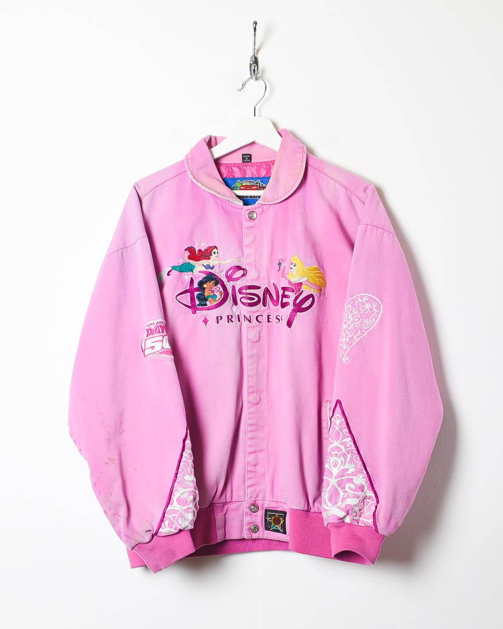 Vintage 00s Pink JH Design Nascar Disney Princess Daytona 500