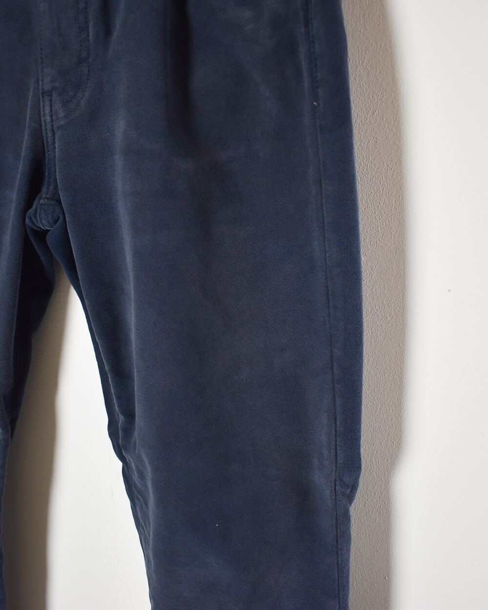 Navy Levi's Suede Jeans - W32 L30
