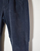Navy Levi's Suede Jeans - W32 L30