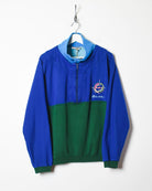 Blue Lotto Double Collar 1/4 Zip Sweatshirt - Small