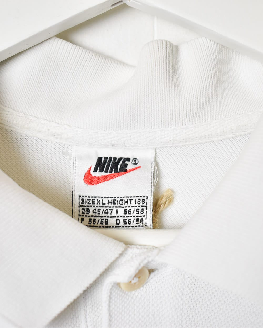 White Nike Challenge Court Polo Shirt - X-Large