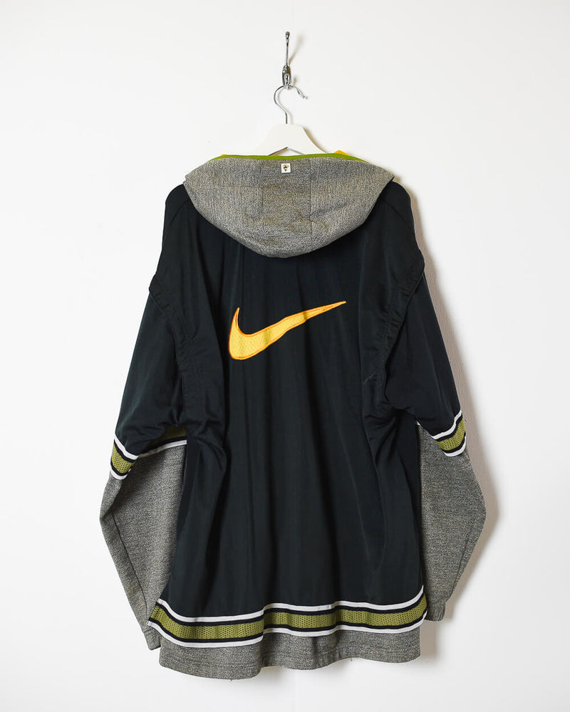 Black Nike Hooded Tracksuit Top - XX-Large