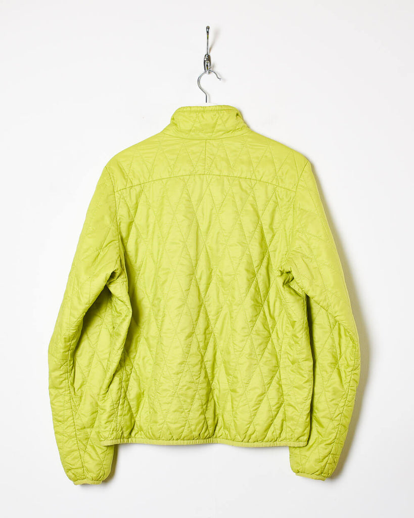 Vintage 00s Green Patagonia Women's 1/4 Zip Thin Puffer Jacket