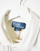 White Polo Ralph Lauren Polo Shirt - Medium