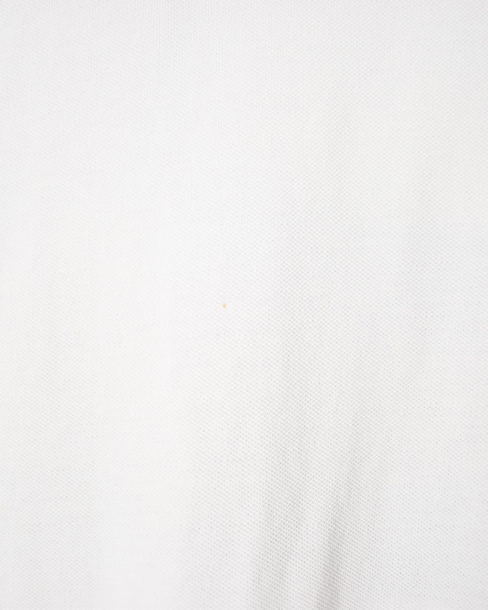 White Polo Ralph Lauren Polo Shirt - Medium