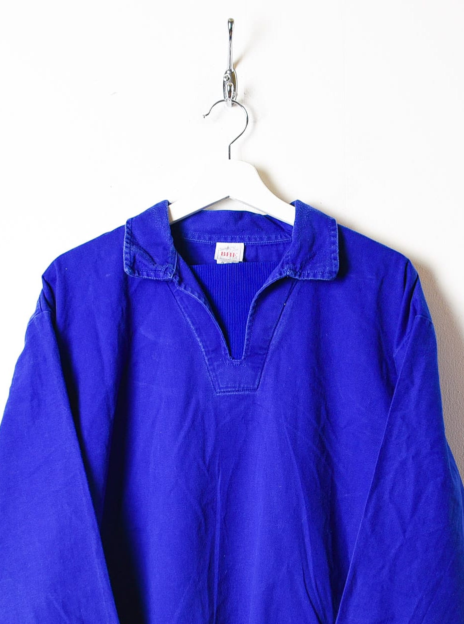 Blue Pullover Drill Jacket - X-Large