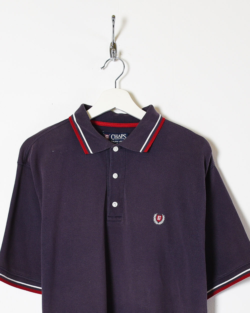 Purple Ralph Lauren Chaps Polo Shirt - Large