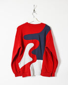 Red Reebok Rework Sweatshirt - Small