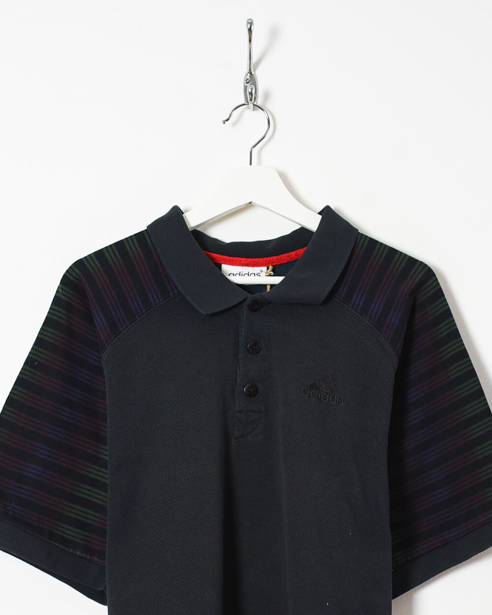 Black Adidas Polo Shirt - Medium