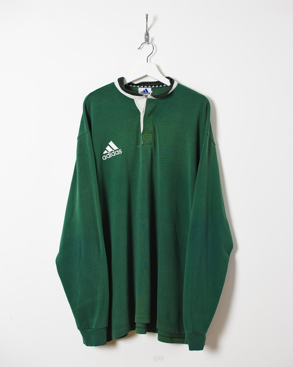 Green Adidas Sweatshirt - XX-Large