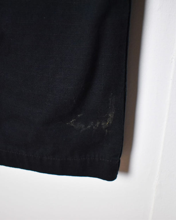 Black Carhartt Double Knee Carpenter Cargo Jeans - W34 L30